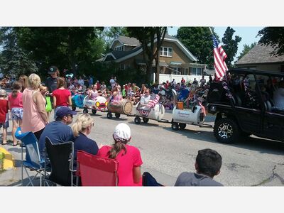 Cedarburg's Shortened July 4th Parade was Well Attended