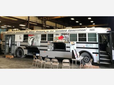 Trace-Spuren Non-Profit Bus-eum in Mequon, WI on July 21, 2021