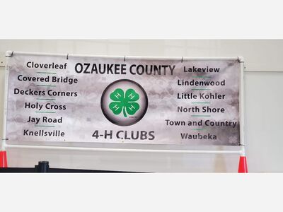Parking Lot Fee at Ozaukee County Fair Helping out 4-H