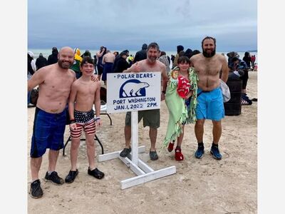 Polar Bear Plunge Kicked off 2022 in Ozaukee County on Jan. 1